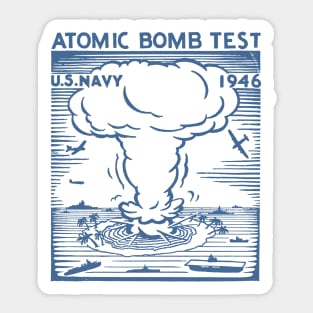 1946 Atomic Bomb Test Sticker